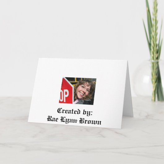 School-busbegeleider Bedankkaart (Achterkant)