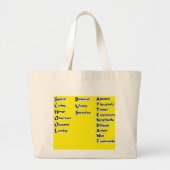School-busbegeleider Grote Tote Bag (Voorkant)