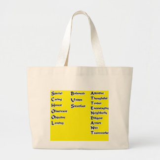 School-busbegeleider Grote Tote Bag