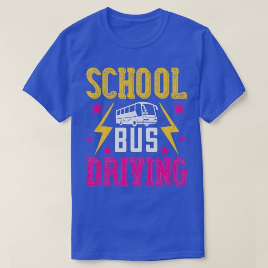 School-busbesturing T-shirt (Design voorkant)