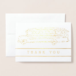 School buschauffeur waardering dank u folie kaarten