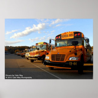School-busfoto Poster
