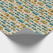 School-buspatroon Cadeaupapier (Hoek)