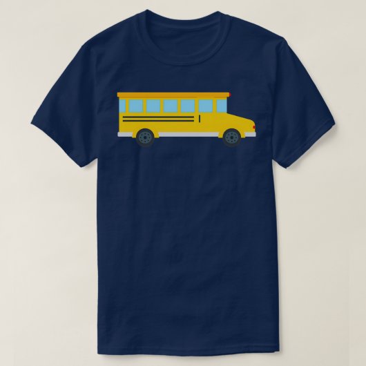 School-busservice T-shirt (Design voorkant)