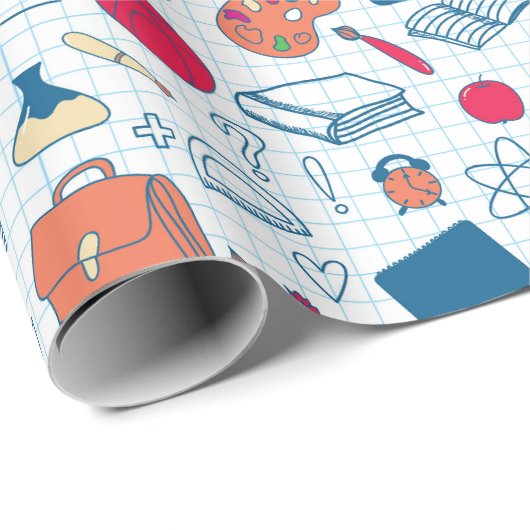 School Cadeaupapier (Rol Hoek)