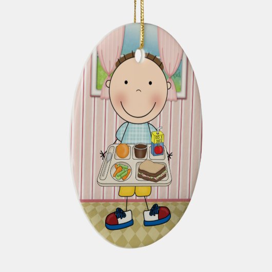 School Cafetaria - SRF Keramisch Ornament (Rechts)
