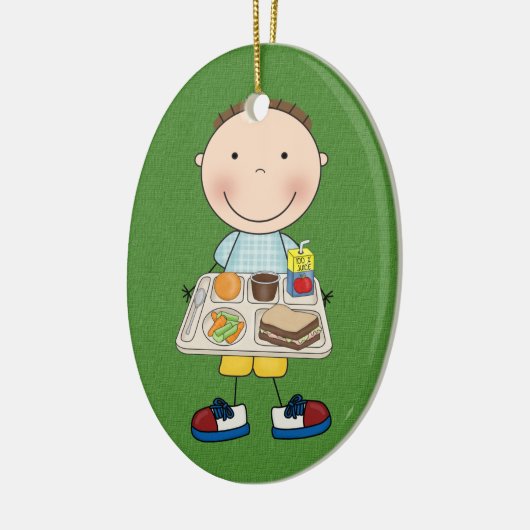School Cafetaria - SRF Keramisch Ornament (Links)