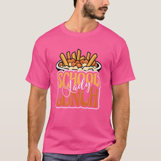 School Cafetaria Worker Appreciation Funny School T-shirt (Voorkant)