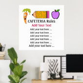 School Cafeteria Poster - SRF (Thuiskantoor)