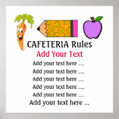 School Cafeteria Poster - SRF (Voorkant)