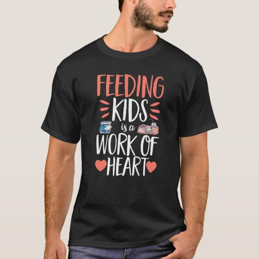School Cafeteria Worker Lunch Lady Kind is T-shirt (Voorkant)