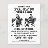  school, Casual dresdag Fundraiser Advert Flyer (Voorkant)