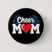 School Cheerleader Squad Sport Trots Cheer Mam Ronde Button 5,7 Cm (Voorkant)