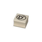 SCHOOL CIJFER D PLUS RUBBER STEMPEL (Stempel)