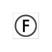 SCHOOL CIJFER F RUBBER STEMPEL (Afrduk)