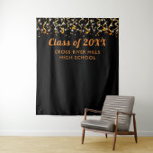 School Class Year Foto Achtergrond Zwart Sinaasapp Wandkleed (In situ)