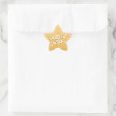 School Classroom Gold Star Ster Sticker (Tas)