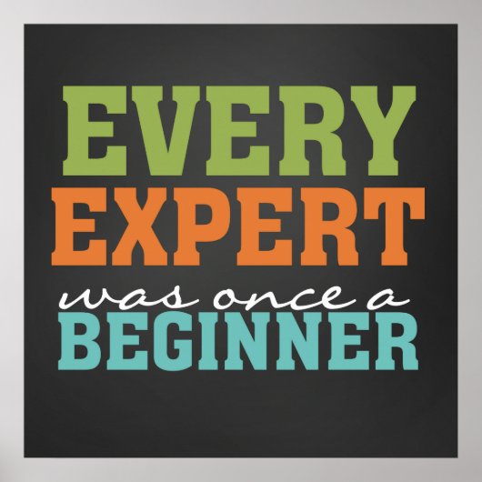 School Classroom Inspirerend Quote Poster (Voorkant)