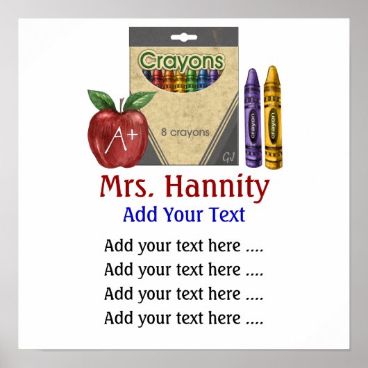 School Classroom Poster Lg. door SRF (Voorkant)