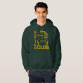 School Club Team Naam Curling Hoodie (Voorkant volledig)