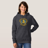 School Club Team Naam Nummer Boksen Hoodie (Voorkant volledig)