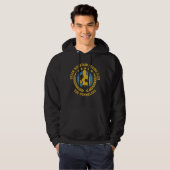 School Club Team Naam Nummer Boksen Hoodie (Voorkant volledig)