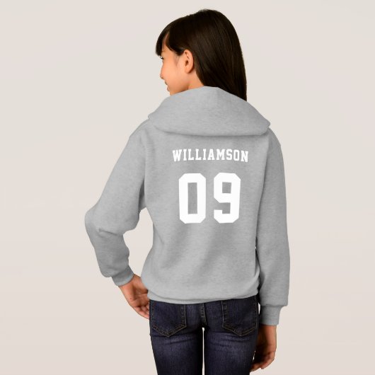 School Club Team Naam Nummer Hockey (Achterkant volledig)