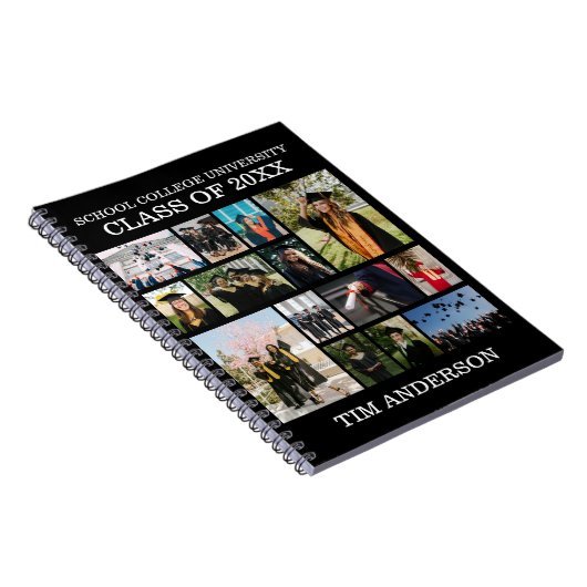 School College University Afstuderen-Klasse Foto Notitieboek (Rechterzijde)