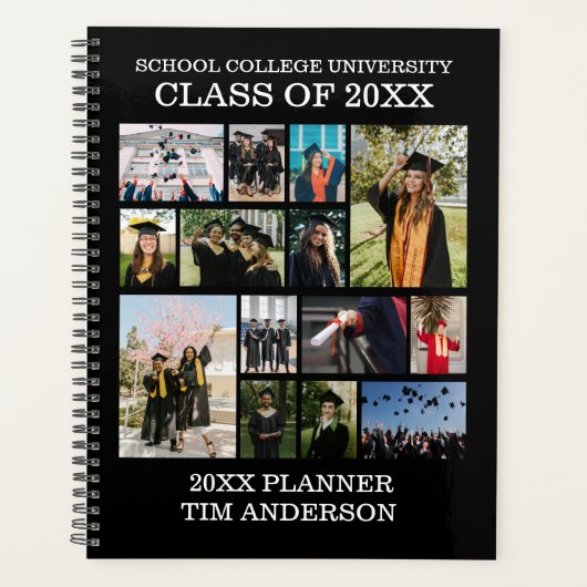 School College University Afstuderen-Klasse Foto Planner (Voorkant)