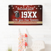 School Colors Class Reunion Welcome Banner (Insitu)