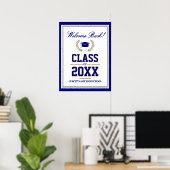 School Colors Class Reunion Welcome Poster (Thuiskantoor)