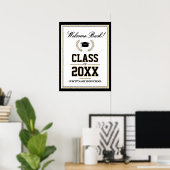 School Colors Class Reunion Welcome Poster (Thuiskantoor)