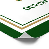 School Colors Class Reunion Welcome Poster (Hoek)