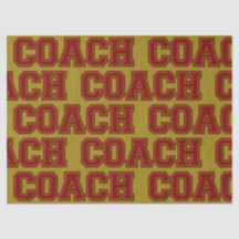 School Colors COACH Varsity Letters-Maroon-Gold