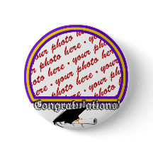 School Colors Paars en Gold Afstuderen Lijst