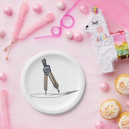 School Compass Papieren Bordje (Feest)