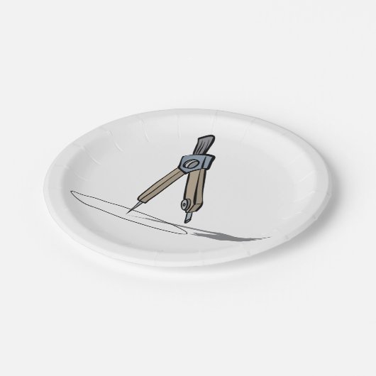 School Compass Papieren Bordje (Gekanteld)