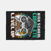 School Compleet Videogame Senior Afstuderen Gift Fleece Deken (Voorkant (Horizontaal))
