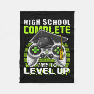 School Compleet Videogame Senior Afstuderen Gift Fleece Deken