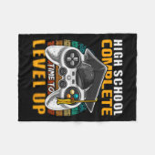 School Compleet Videogame Senior Afstuderen Gift Fleece Deken (Voorkant (Horizontaal))