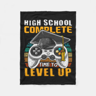 School Compleet Videogame Senior Afstuderen Gift Fleece Deken