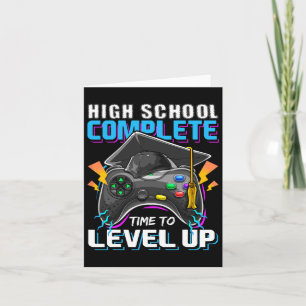 School Compleet Videogame Senior Afstuderen Gift Kaart