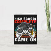 School Compleet Videogame Senior Afstuderen Gift Kaart (Voorkant)