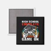 School Compleet Videogame Senior Afstuderen Gift Magneet (Voorkant / Achterkant)