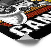 School Compleet Videogame Senior Afstuderen Gift Poster (Hoek)