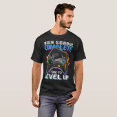 School Compleet Videospel Senior Afstuderen T-shirt (Voorkant volledig)