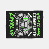 School Complete Gaming Apparel Gaming Shirt Grappi Fleece Deken (Voorkant (Horizontaal))