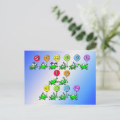 School Cool - Kikkers Briefkaart (Staand voorkant)