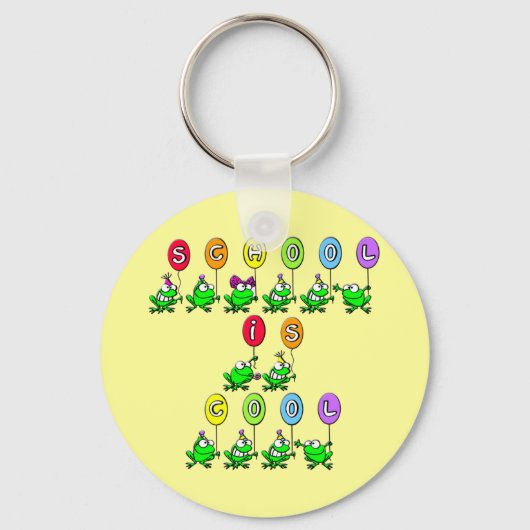School Cool - Kikkers Sleutelhanger (Voorkant)
