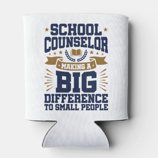 School Counsel maakt groot verschil kleine mensen Blikjeskoeler (Achterkant)